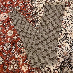 GUCCI GG logo snake-print tights